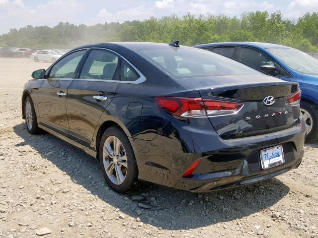 5NPE34AF5JH720258 - 2018 HYUNDAI SONATA SPO BLACK photo 3