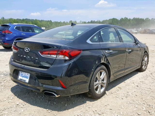 5NPE34AF5JH720258 - 2018 HYUNDAI SONATA SPO BLACK photo 4