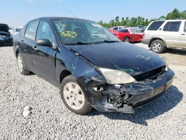 1FAFP34N77W364944 - 2007 FORD FOCUS ZX4 BLACK photo 1