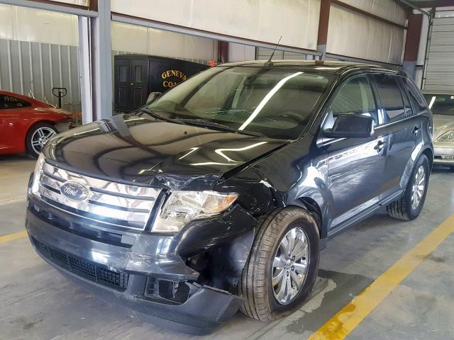 2FMDK39C77BA76233 - 2007 FORD EDGE SEL P BLACK photo 2