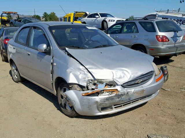 KL1TD56646B527411 - 2006 CHEVROLET AVEO BASE Сұр фото 1