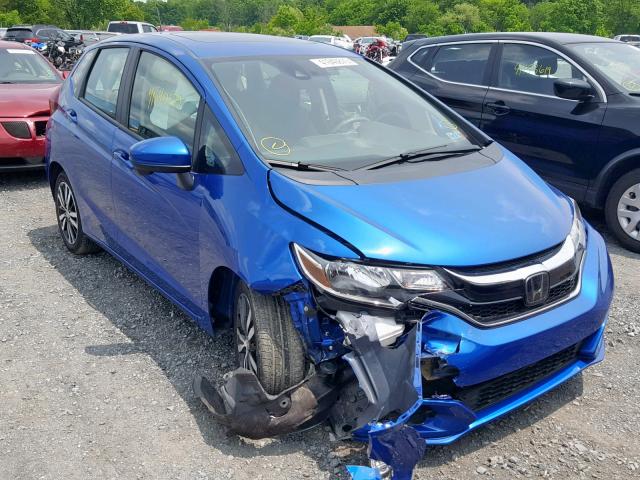 3HGGK5H89JM728934 - 2018 HONDA FIT EX BLUE photo 1