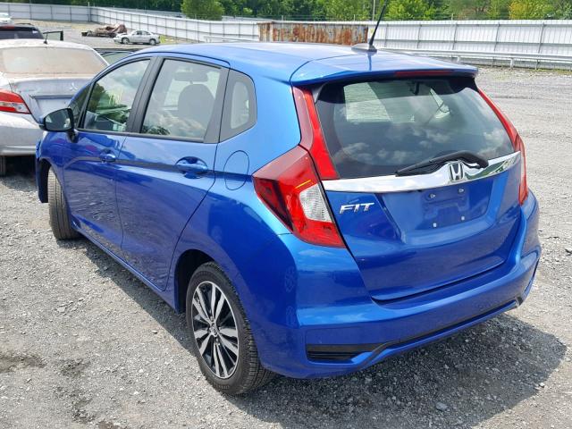 3HGGK5H89JM728934 - 2018 HONDA FIT EX BLUE photo 3