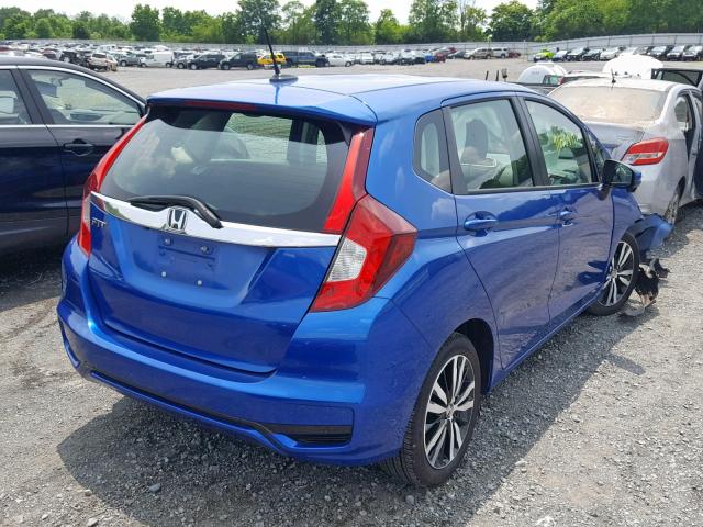 3HGGK5H89JM728934 - 2018 HONDA FIT EX BLUE photo 4