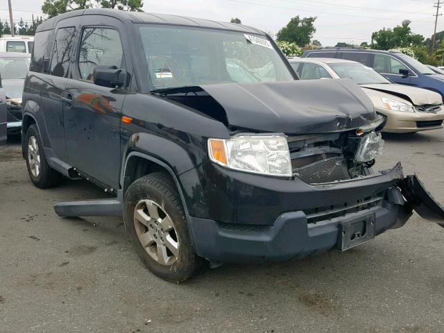 5J6YH1H72AL000174 - 2010 HONDA ELEMENT EX BLACK photo 1