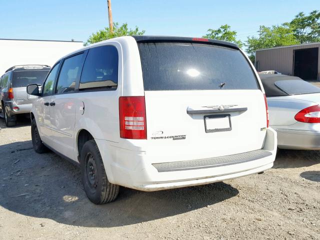 2A8HR44H88R618595 - 2008 CHRYSLER TOWN & COU WHITE photo 3