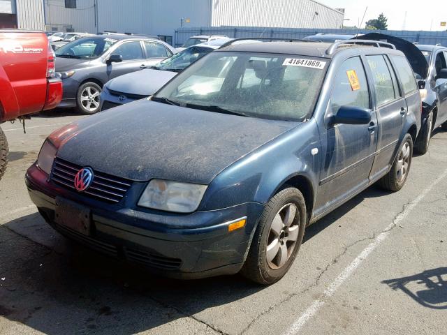 WVWSR61J84W043769 - 2004 VOLKSWAGEN JETTA GLS GREEN photo 2