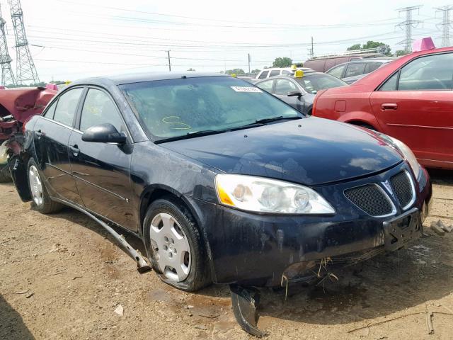 1G2ZF58B174218142 - 2007 PONTIAC G6 VALUE L BLACK photo 1