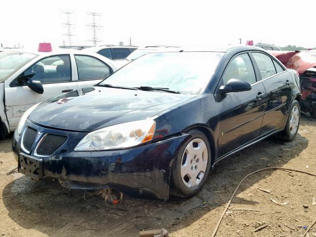 1G2ZF58B174218142 - 2007 PONTIAC G6 VALUE L BLACK photo 2