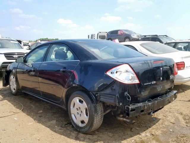 1G2ZF58B174218142 - 2007 PONTIAC G6 VALUE L BLACK photo 3