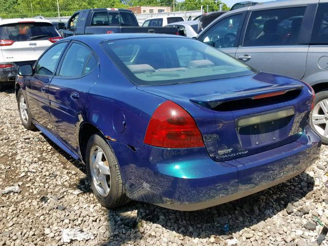 2G2WP522451267692 - 2005 PONTIAC GRAND PRIX BLUE photo 3