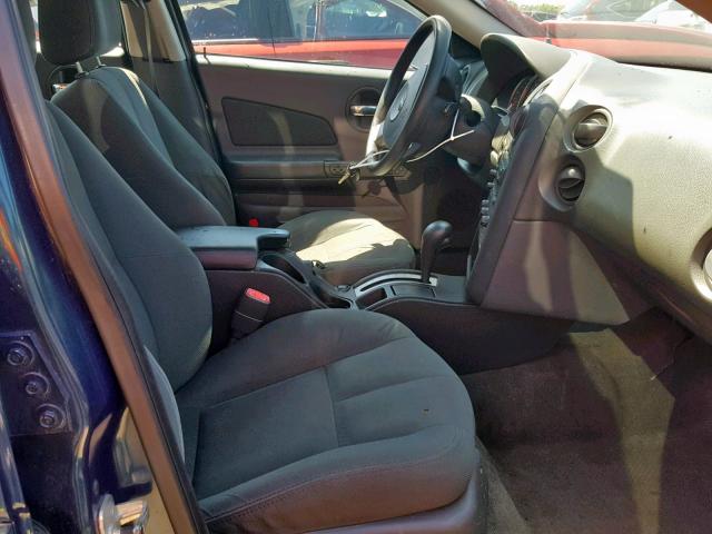 2G2WP522451267692 - 2005 PONTIAC GRAND PRIX BLUE photo 5