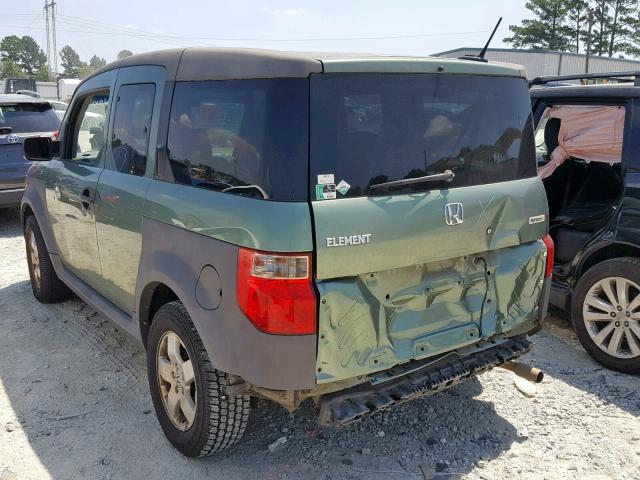 5J6YH18685L005800 - 2005 HONDA ELEMENT EX GREEN photo 3