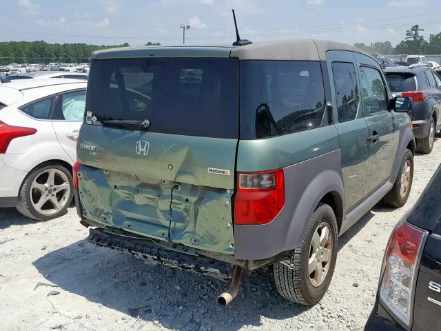 5J6YH18685L005800 - 2005 HONDA ELEMENT EX GREEN photo 4