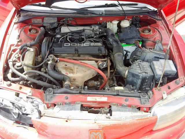 4B3AU42Y9TE274954 - 1996 DODGE AVENGER BA RED photo 7