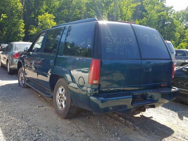 1GKEK13R1YR134950 - 2000 GMC YUKON DENA GREEN photo 3