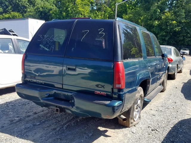 1GKEK13R1YR134950 - 2000 GMC YUKON DENA GREEN photo 4