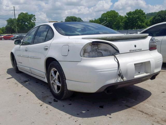 1G2WP52K6YF295457 - 2000 PONTIAC GRAND PRIX WHITE photo 3