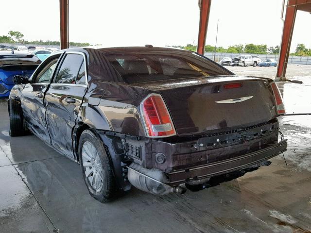 2C3CCAAG5DH658764 - 2013 CHRYSLER 300 BROWN photo 3