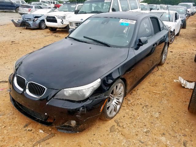 WBANW53518CT52262 - 2008 BMW 550 I BLACK photo 2