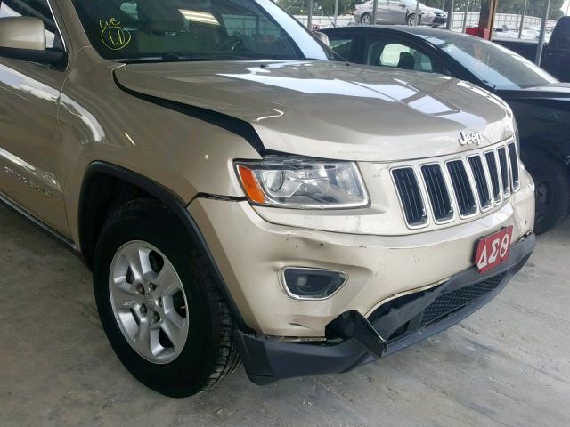 1C4RJEAG1EC149424 - 2014 JEEP GRAND CHER GOLD photo 9