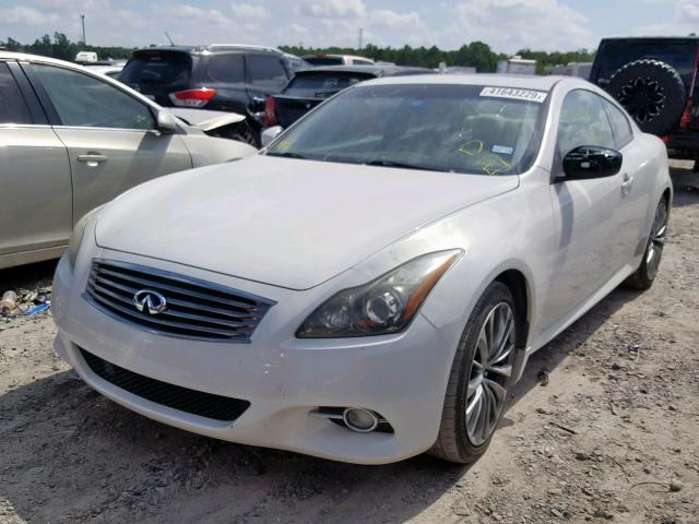 JN1CV6EK5CM420784 - 2012 INFINITI G37 BASE WHITE photo 2