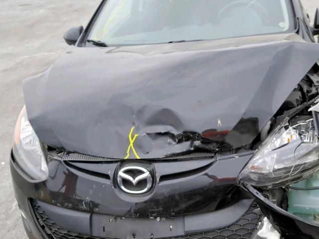 JM1DE1LZ9D0157504 - 2013 MAZDA MAZDA2 BLACK photo 7