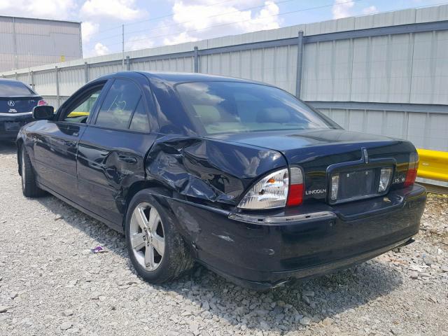 1LNHM87A76Y623996 - 2006 LINCOLN LS BLACK photo 3