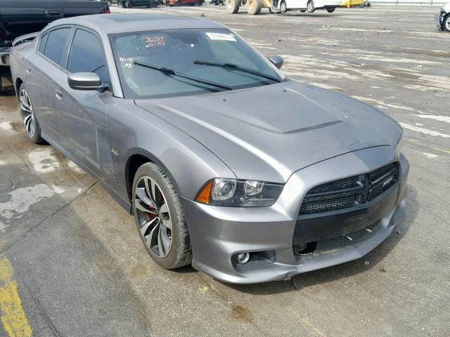 2C3CDXEJ7CH232532 - 2012 DODGE CHARGER SR GRAY photo 1