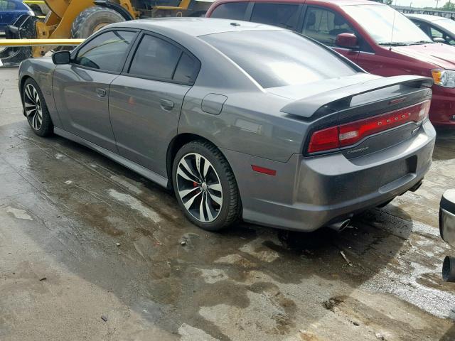 2C3CDXEJ7CH232532 - 2012 DODGE CHARGER SR GRAY photo 3