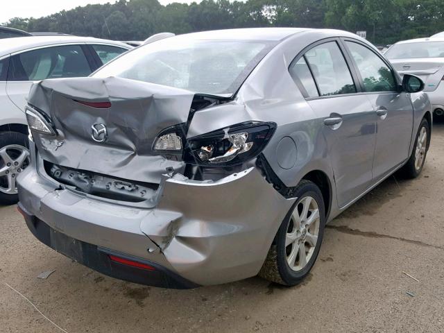 JM1BL1SF0A1124868 - 2010 MAZDA 3 I GRAY photo 4