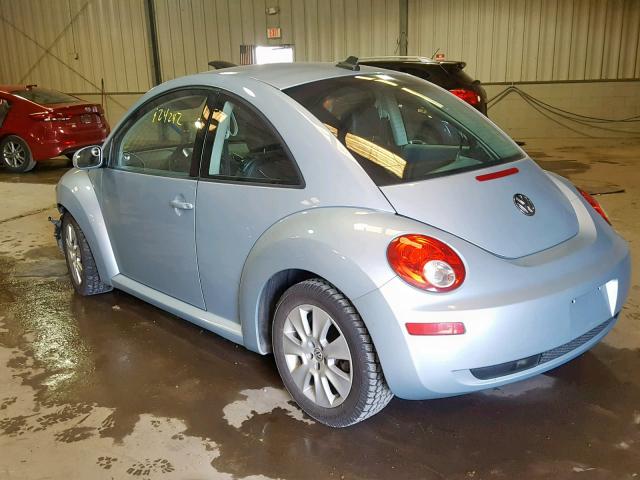 3VWPW31C09M515160 - 2009 VOLKSWAGEN NEW BEETLE ნაცრისფერი ფოტო 3