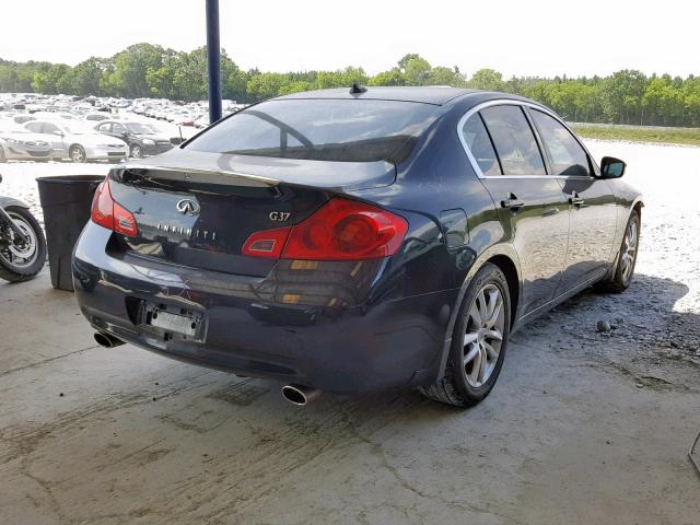 JNKCV61E79M308931 - 2009 INFINITI G37 BASE BLACK photo 4