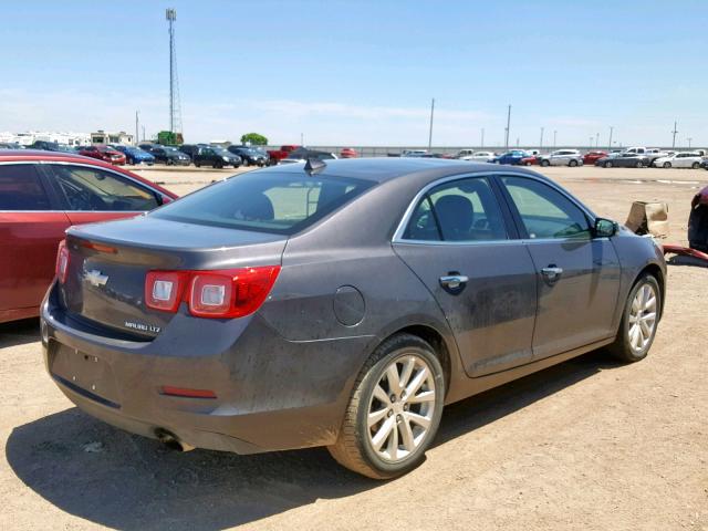 1G11H5SA0DF280241 - 2013 CHEVROLET MALIBU LTZ 灰色 照片 4