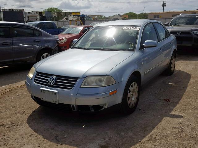 WVWMD63B03P448577 - 2003 VOLKSWAGEN PASSAT GL BLUE photo 2