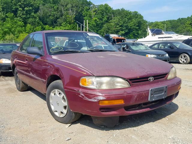 4T1BG12KXTU769106 - 1996 TOYOTA CAMRY DX BURGUNDY photo 1