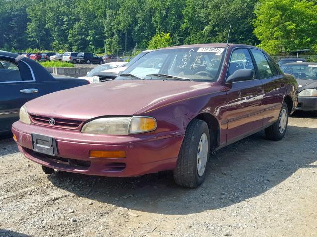 4T1BG12KXTU769106 - 1996 TOYOTA CAMRY DX BURGUNDY photo 2