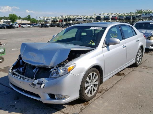 4T1BK3DB5BU425138 - 2011 TOYOTA AVALON BAS SILVER photo 2