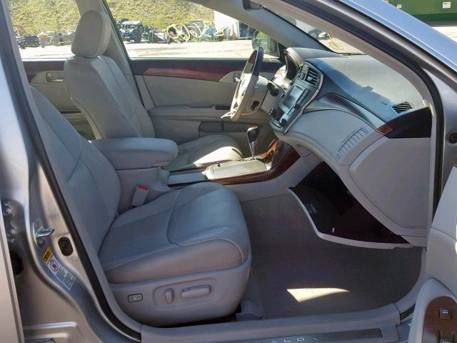 4T1BK3DB5BU425138 - 2011 TOYOTA AVALON BAS SILVER photo 5