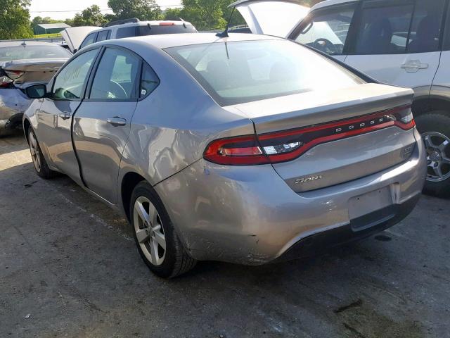 1C3CDFBA4GD605026 - 2016 DODGE DART SXT SILVER photo 3