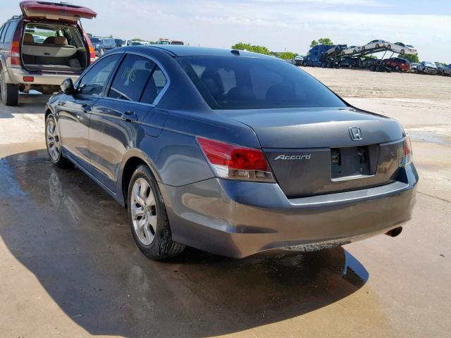 1HGCP26858A034136 - 2008 HONDA ACCORD EXL CHARCOAL photo 3