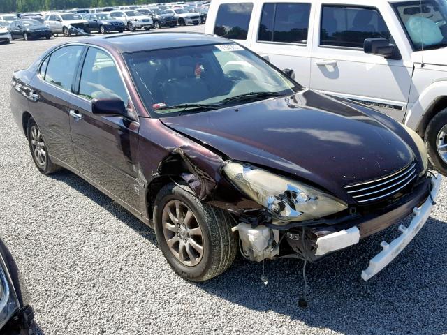 JTHBF30G330123090 - 2003 LEXUS ES 300 BURGUNDY photo 1