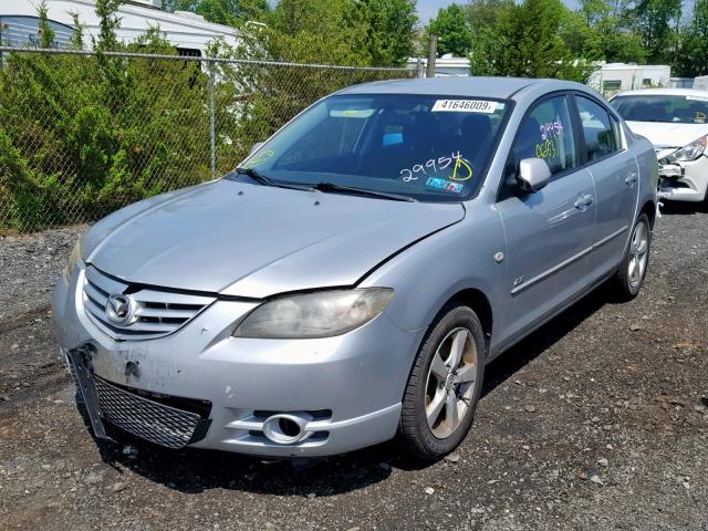 JM1BK323151249498 - 2005 MAZDA 3 S SILVER photo 2