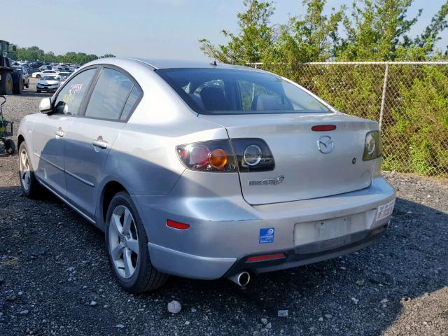 JM1BK323151249498 - 2005 MAZDA 3 S SILVER photo 3