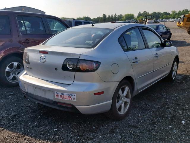 JM1BK323151249498 - 2005 MAZDA 3 S SILVER photo 4