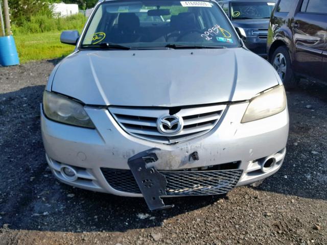 JM1BK323151249498 - 2005 MAZDA 3 S SILVER photo 9