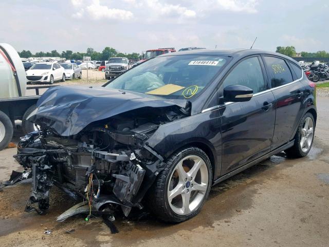 1FAHP3N28CL365660 - 2012 FORD FOCUS TITA BLACK photo 2