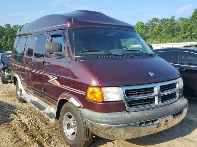 2B6HB11Y5XK540299 - 1999 DODGE RAM VAN B1 BURGUNDY photo 1