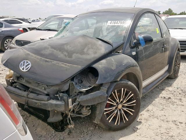 3VWDD21C31M461392 - 2001 VOLKSWAGEN NEW BEETLE შავი ფოტო 2