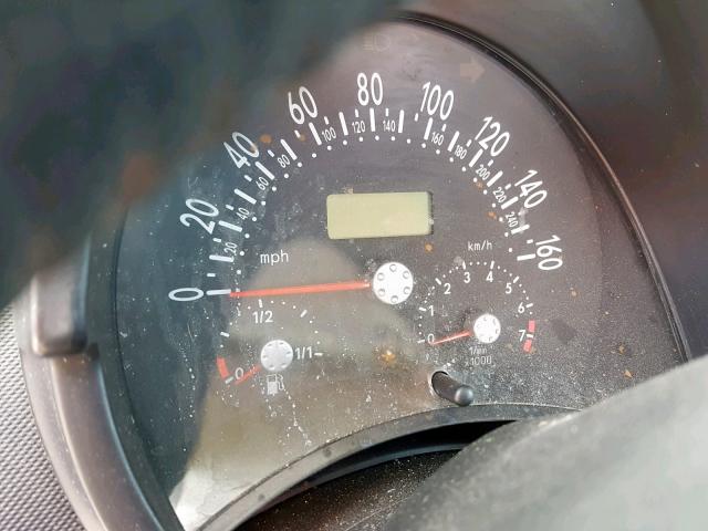 3VWDD21C31M461392 - 2001 VOLKSWAGEN NEW BEETLE შავი ფოტო 8